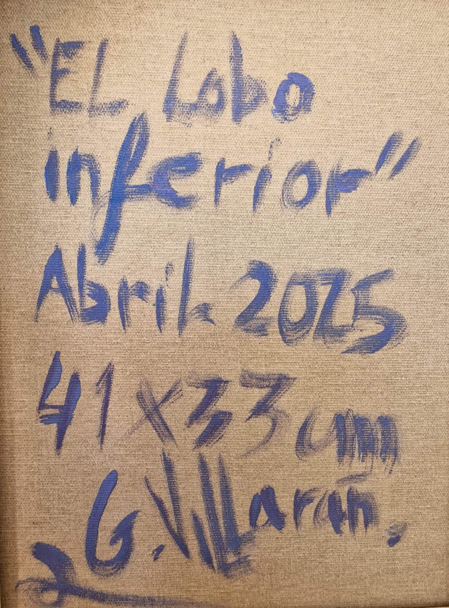 Máscara de Solana VIII. El lobo inferior.