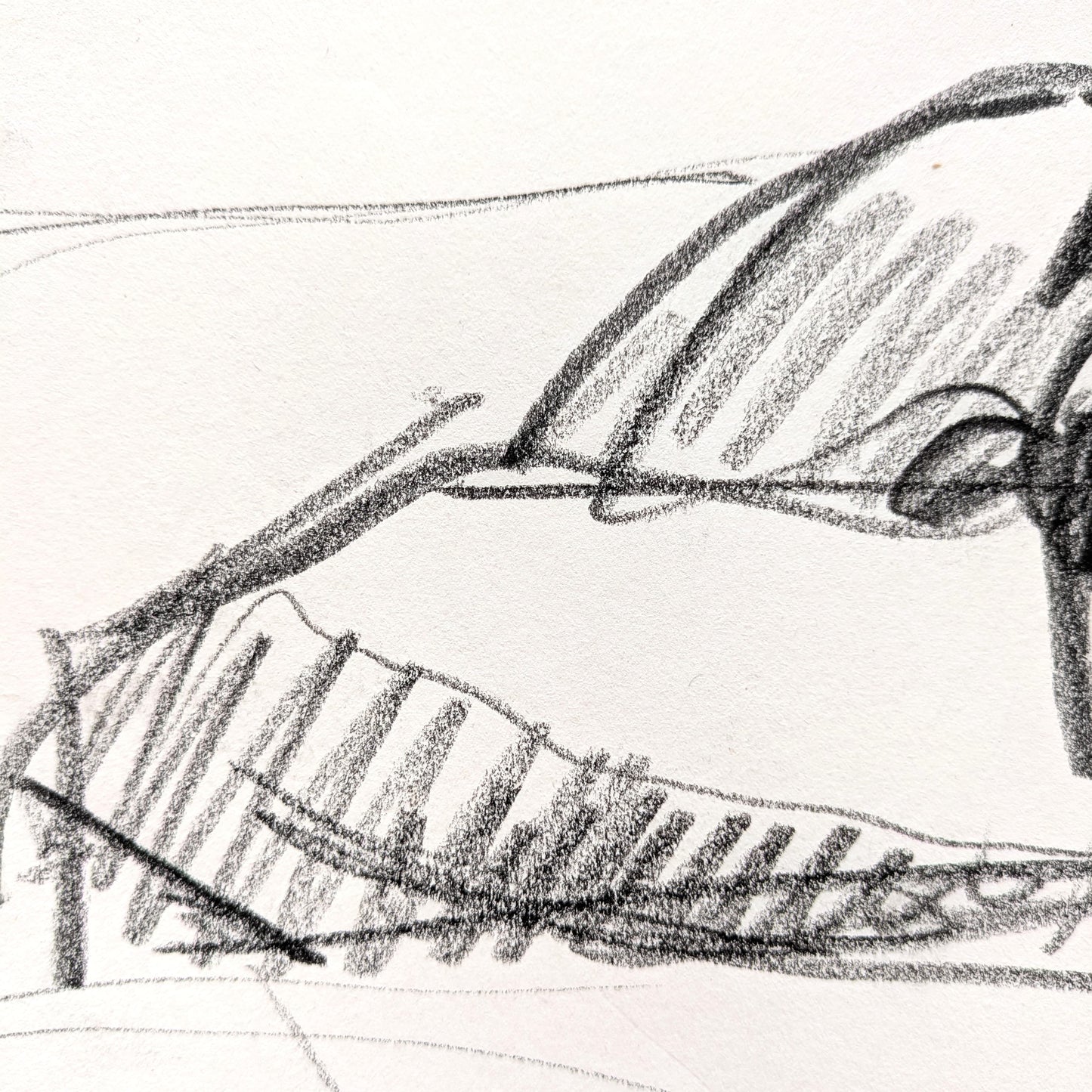 Boceto del ángel caído