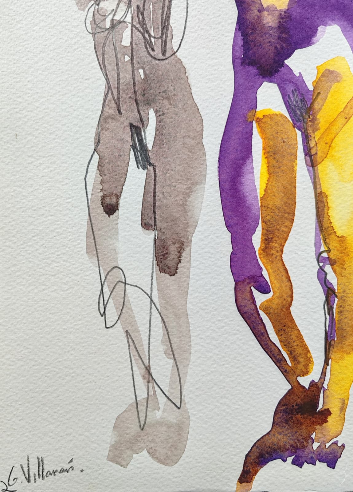 Estudios de mujer con cántaros