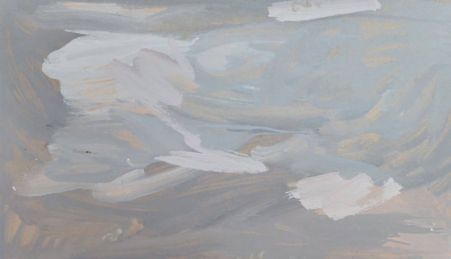 La bañista descansando