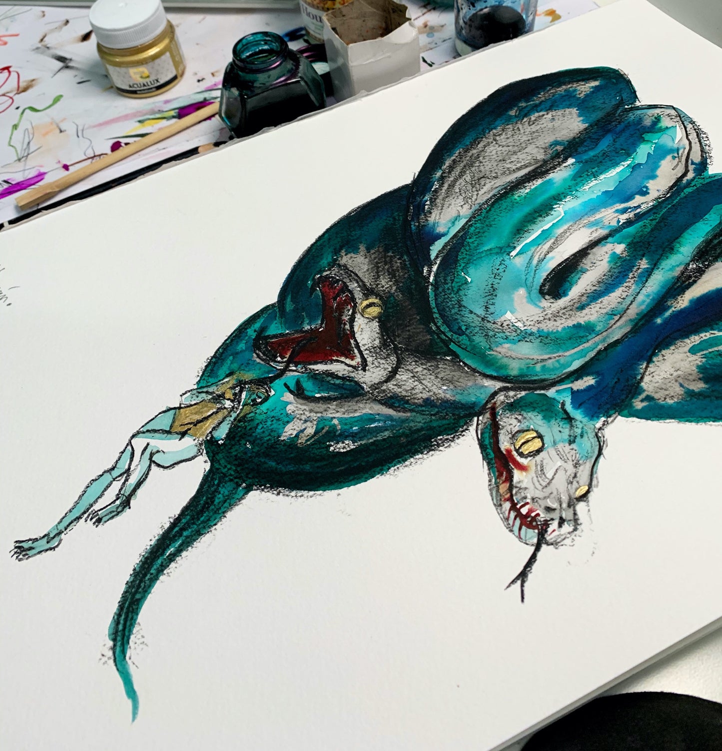 Le serpent m'entraîne dans le marais pour me dévorer, mais si je suis aussi le serpent et le marais, il ne pourra pas me capturer.