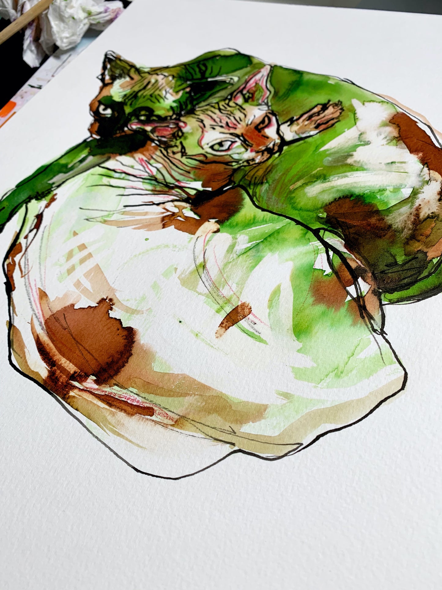 Père et fils au repos