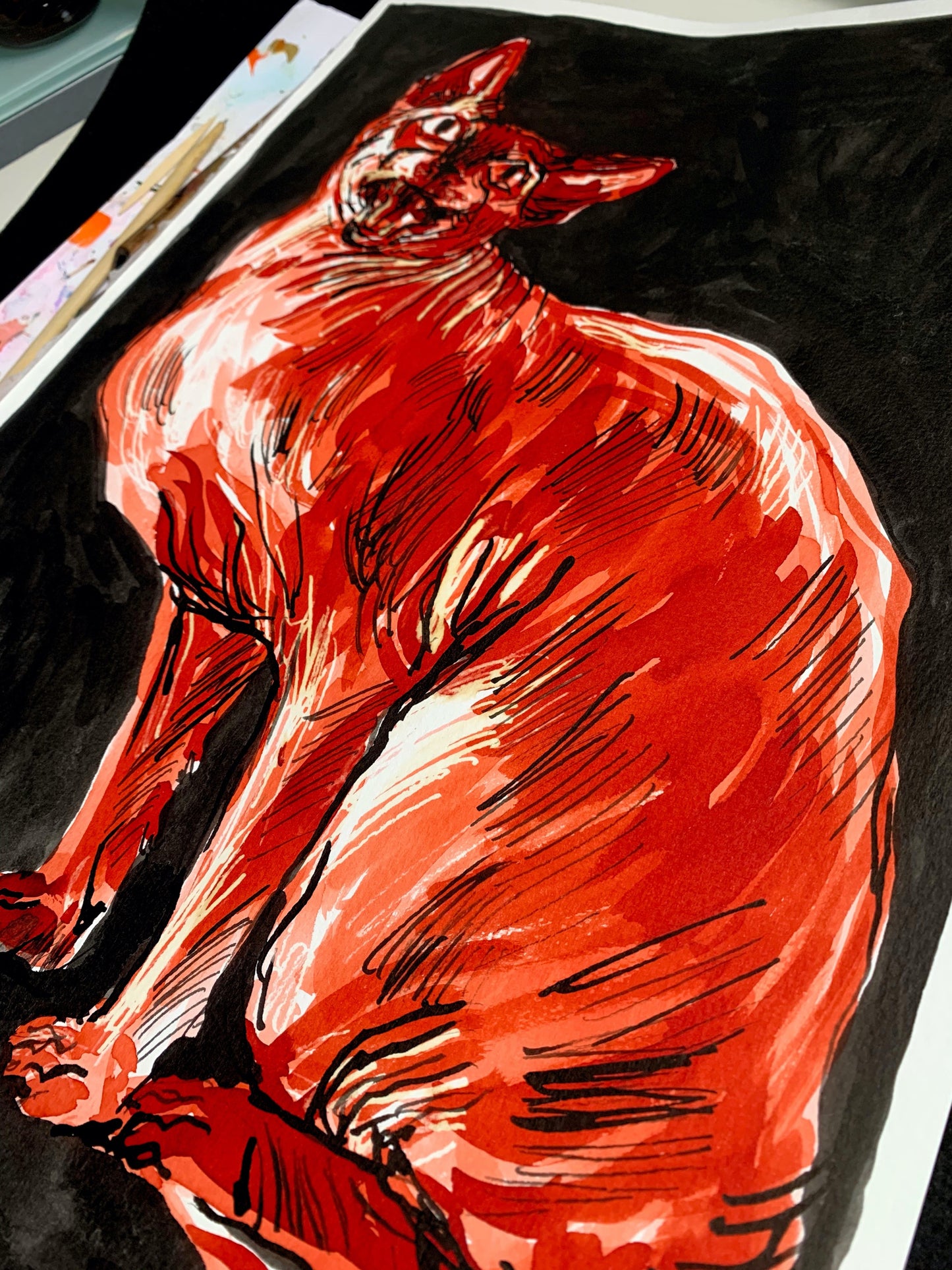 Le cri rouge de Hanuman