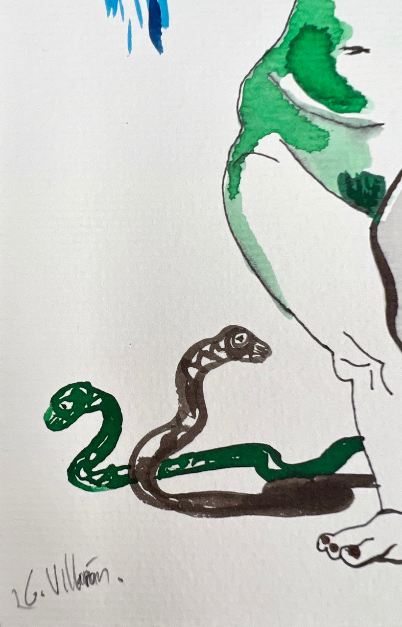 The snakes of good and evil