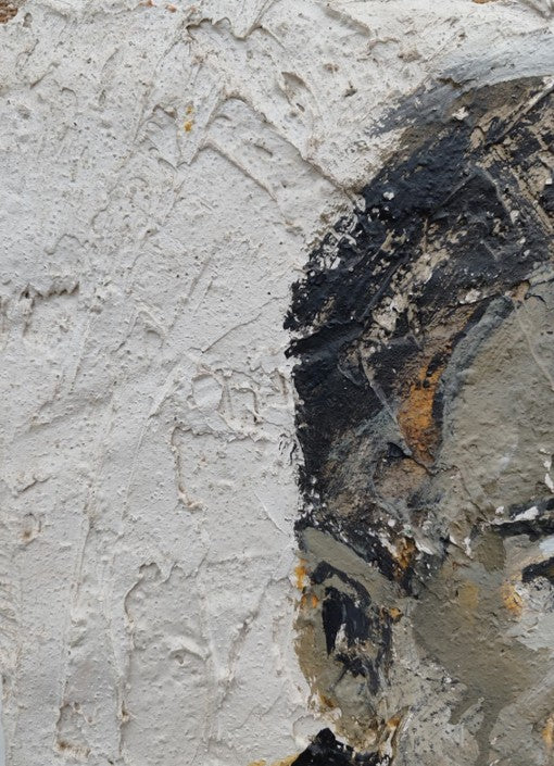 Retrato matérico de Paco Valera