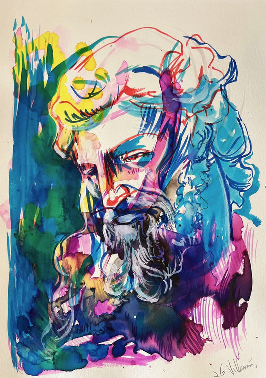 Rostro de Cristo yacente