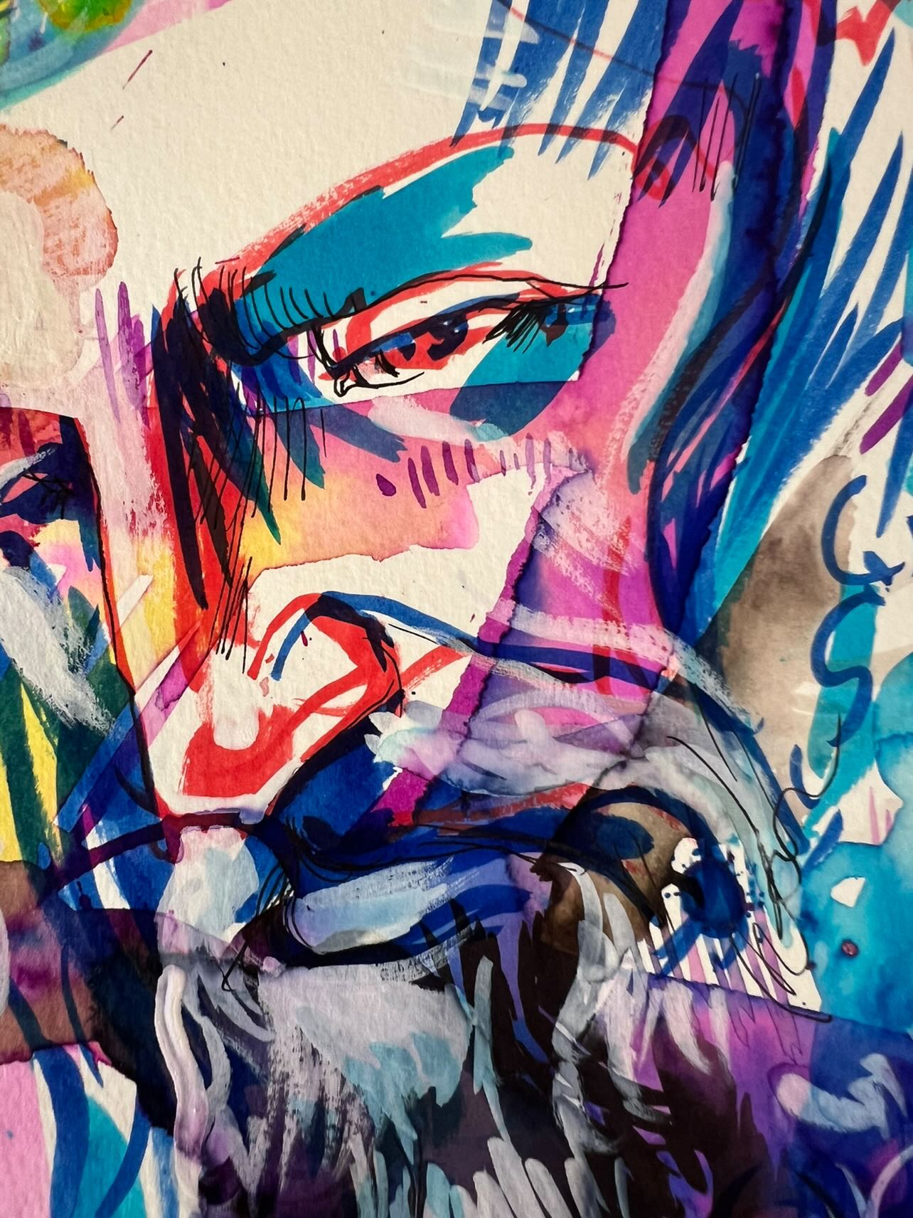 Rostro de Cristo yacente
