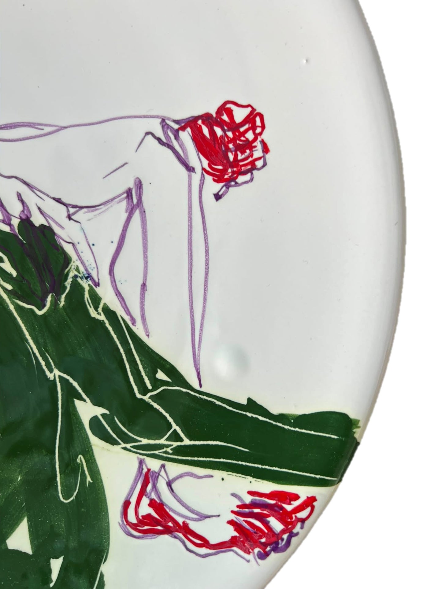 El hombre verde y la mujer azul