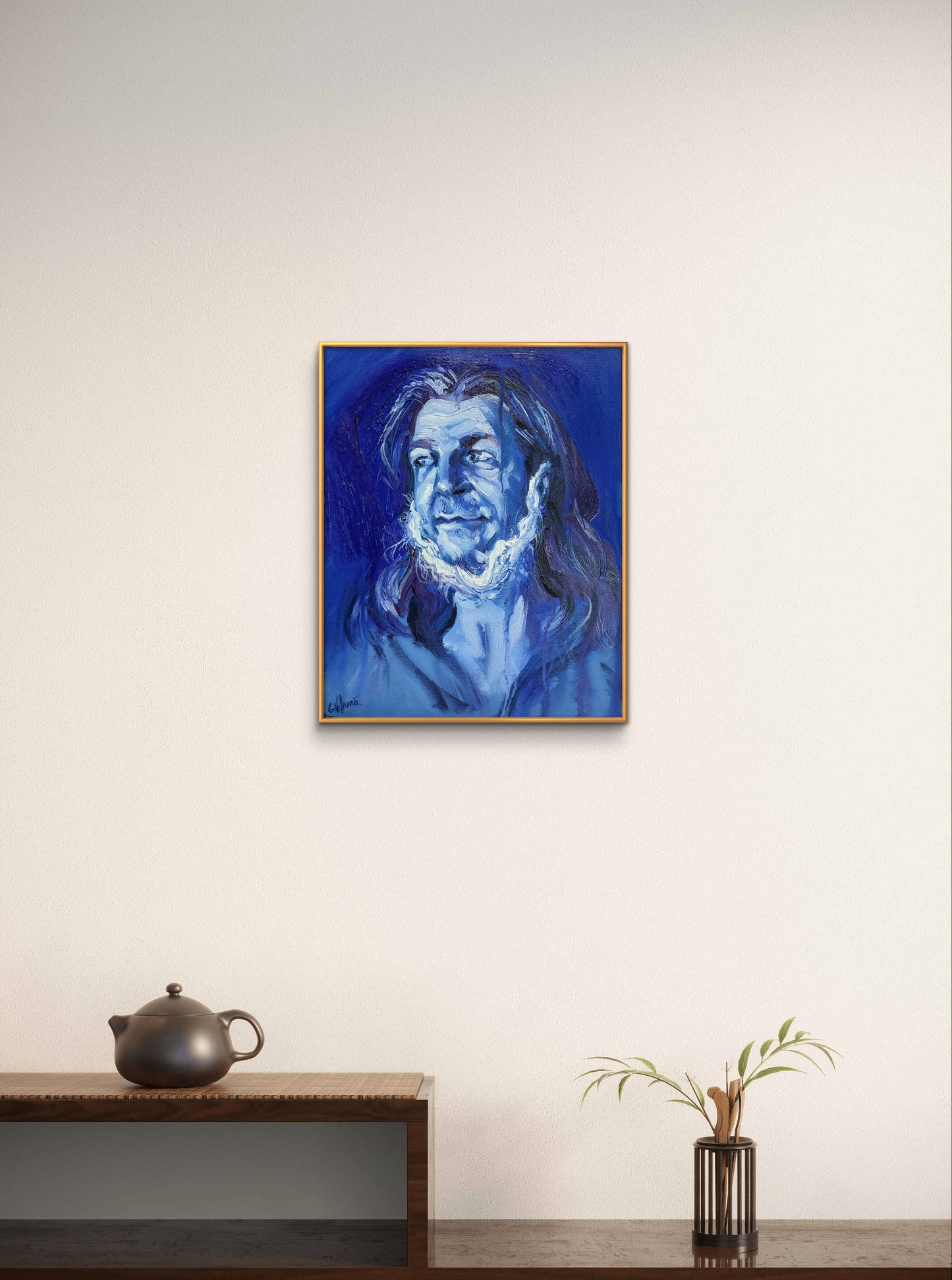 La mirada confiadamente astuta