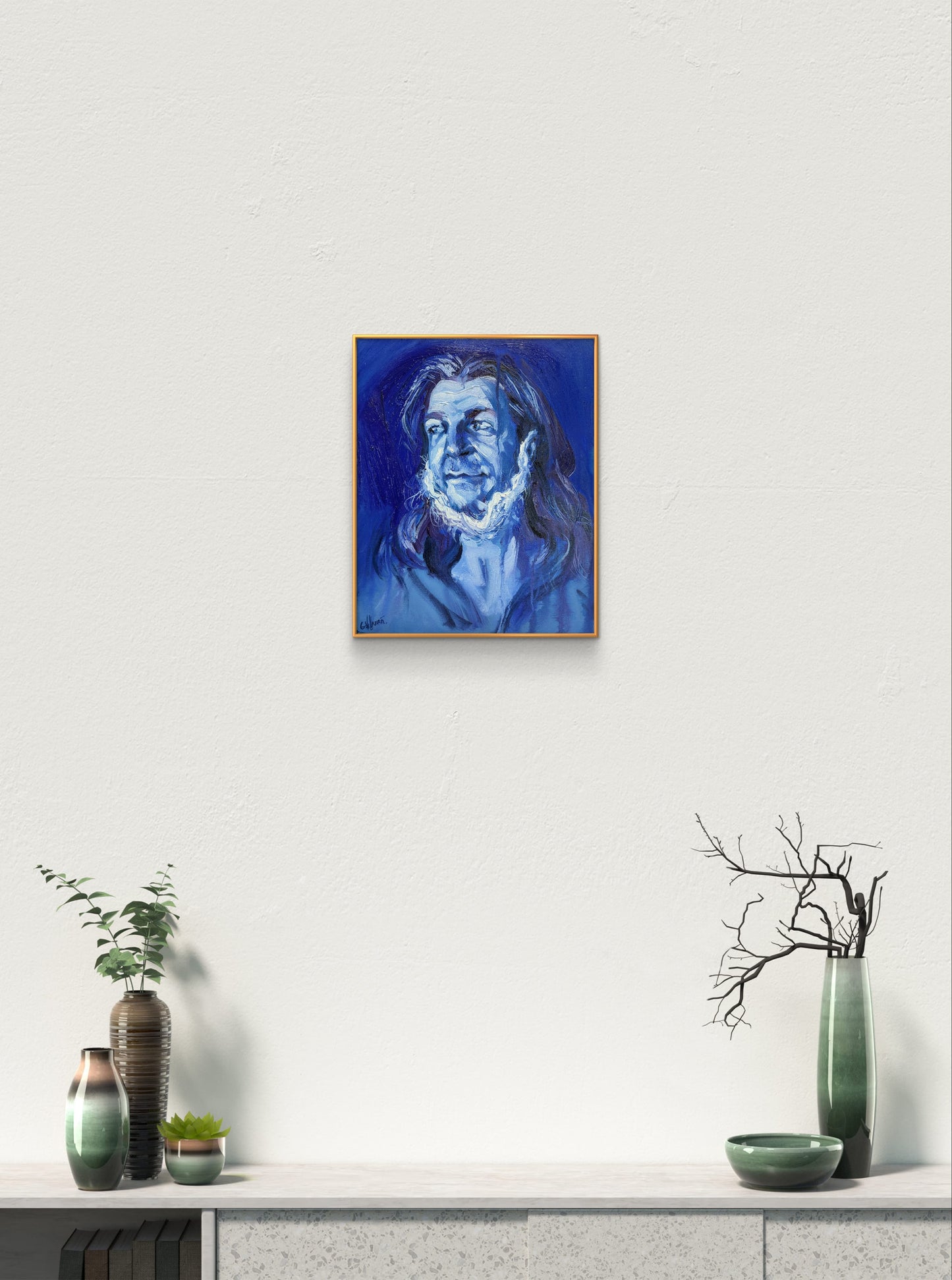 La mirada confiadamente astuta