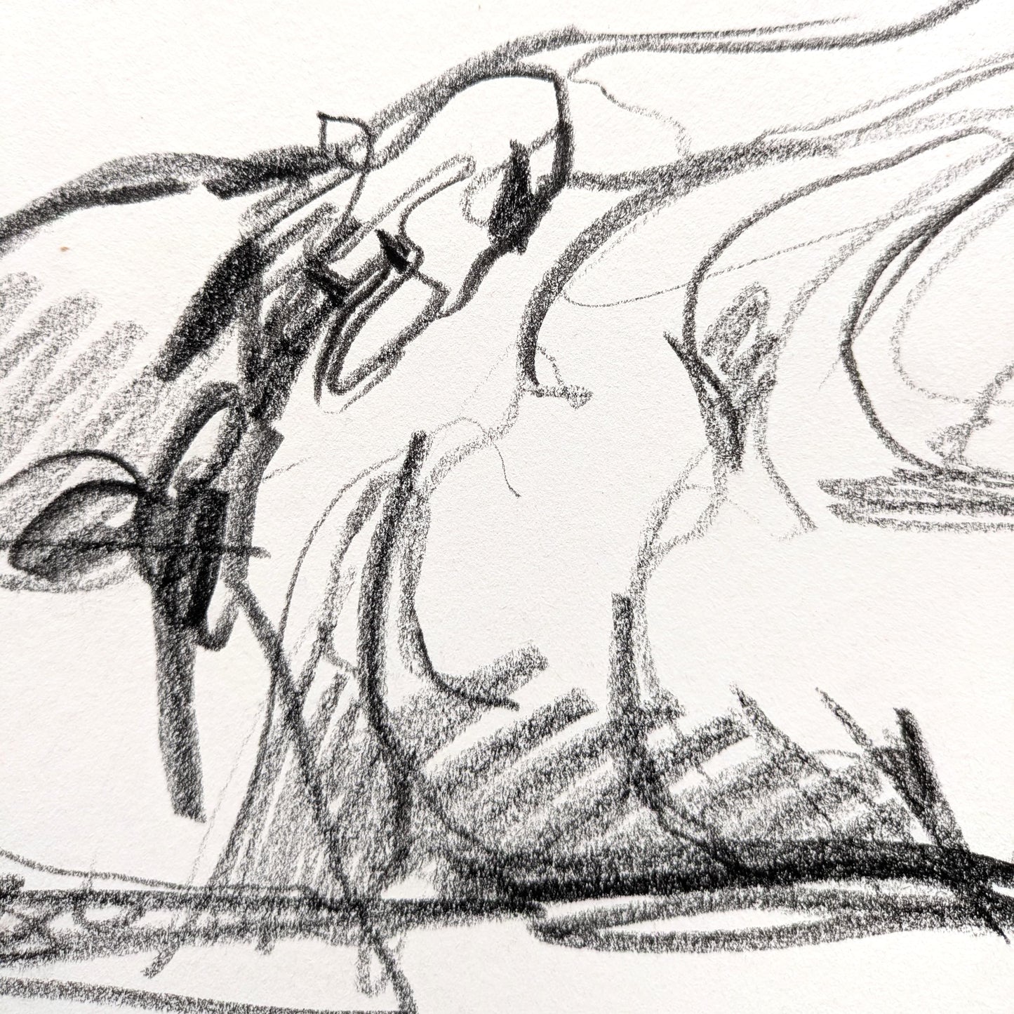 Boceto del ángel caído