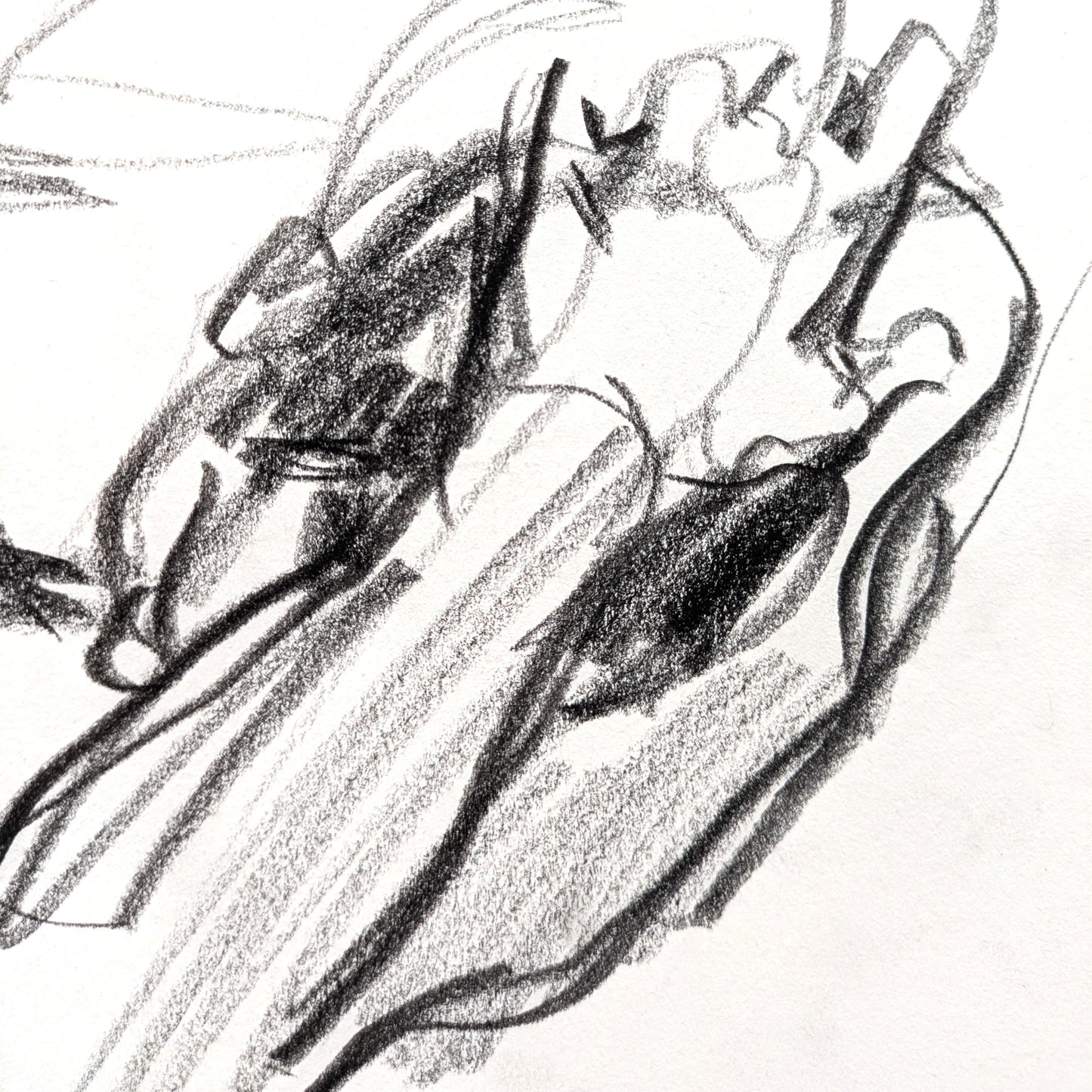 Boceto del ángel caído