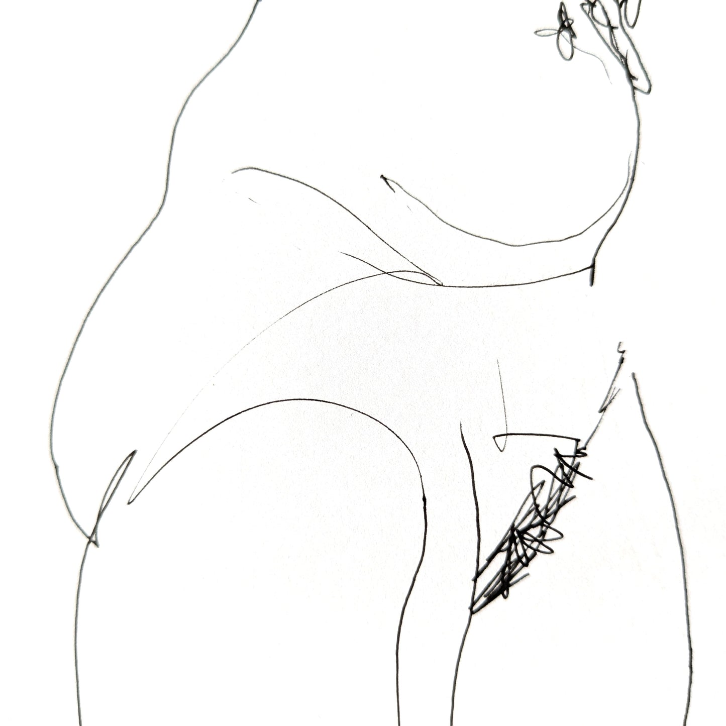 Boceto de escorzo III (La mexicana)