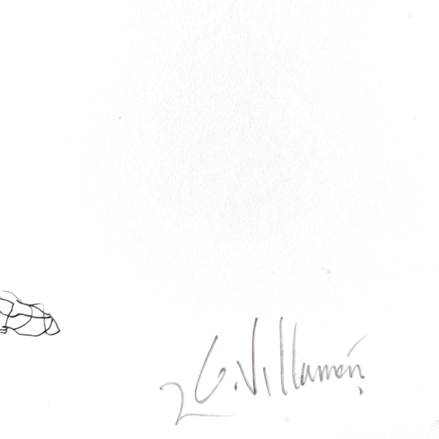 Boceto de escorzo III (La mexicana)