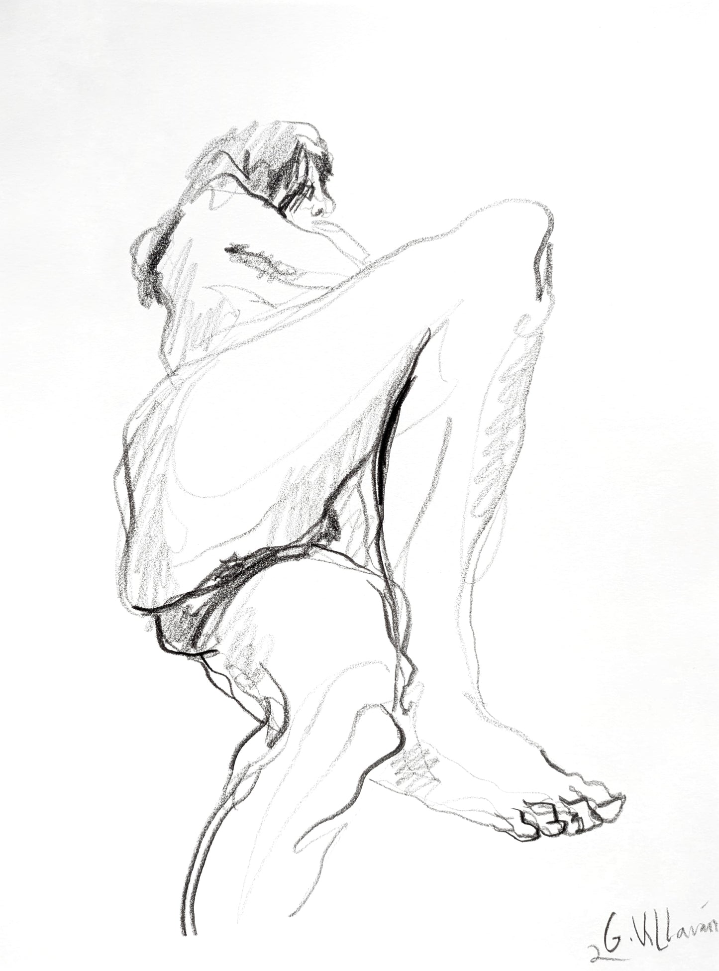 Boceto de escorzo IX