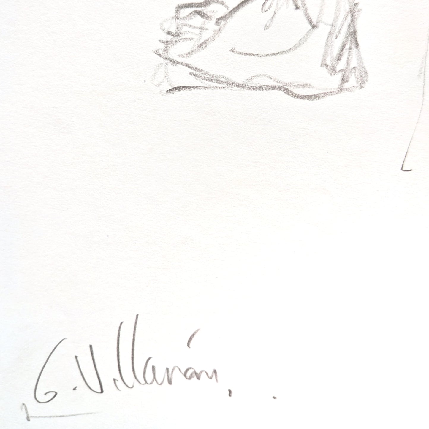 Boceto de escorzo VII