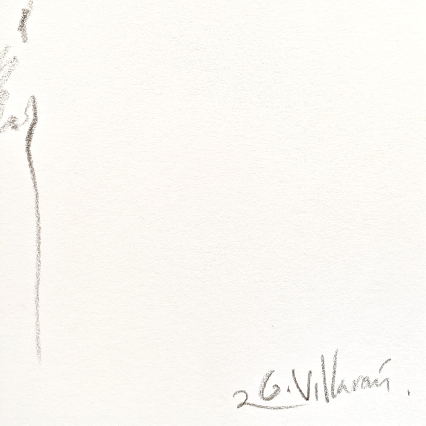 Boceto de escorzo VI