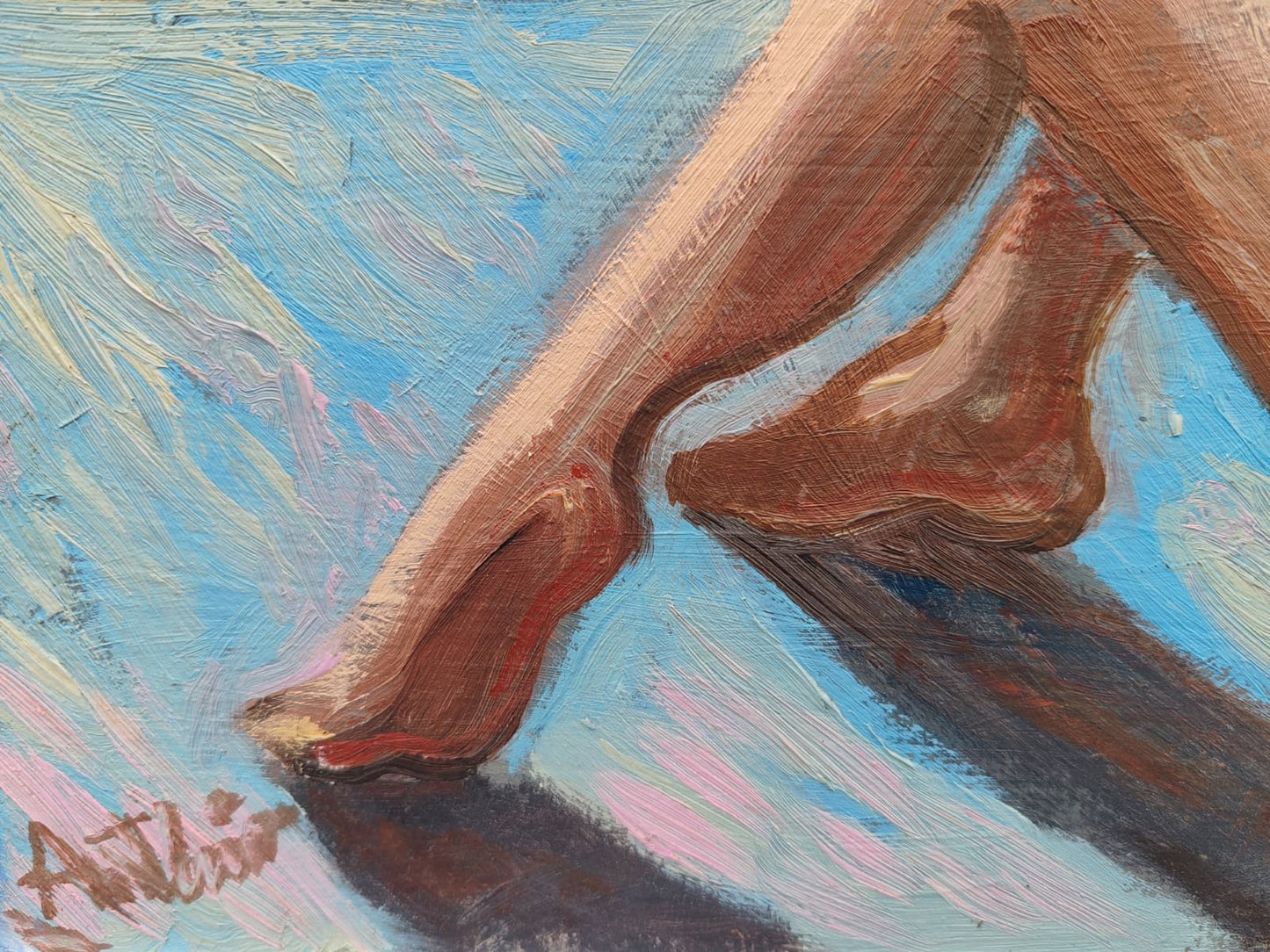 Boceto para mujeres en la playa