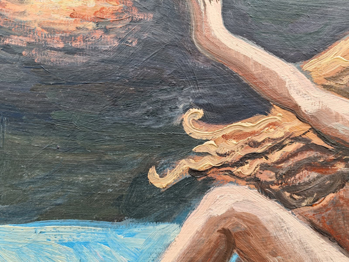 Boceto para mujeres en la playa