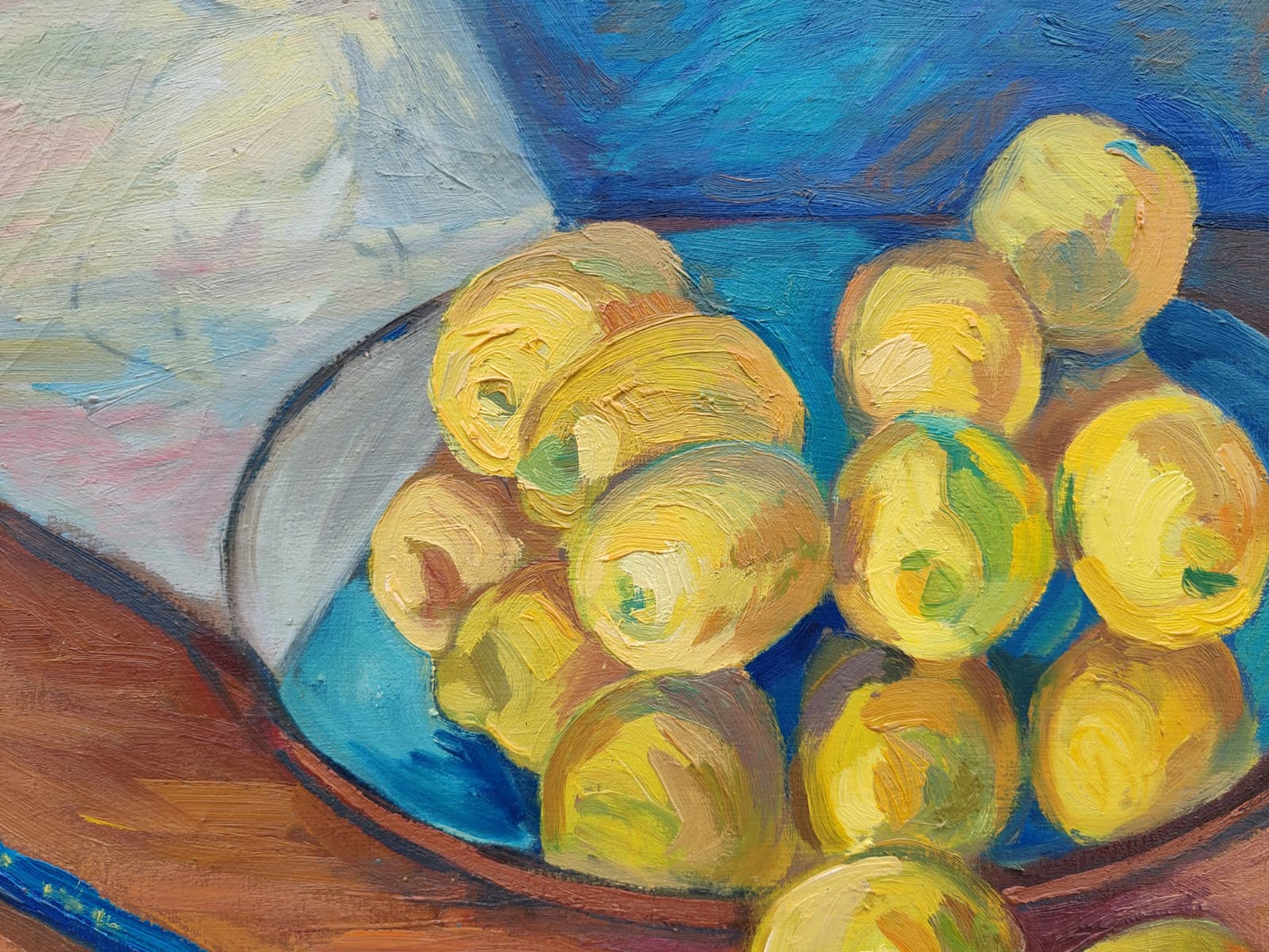 Limones sobre el espejo