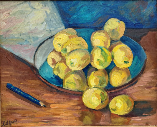 Limones sobre el espejo