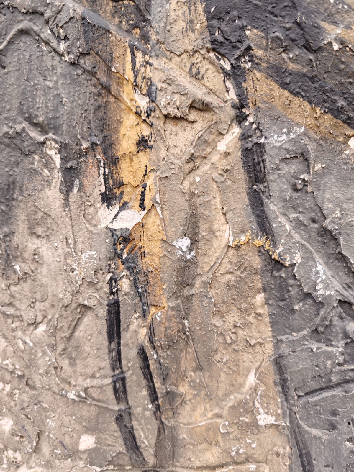 Retrato matérico de Paco Valera