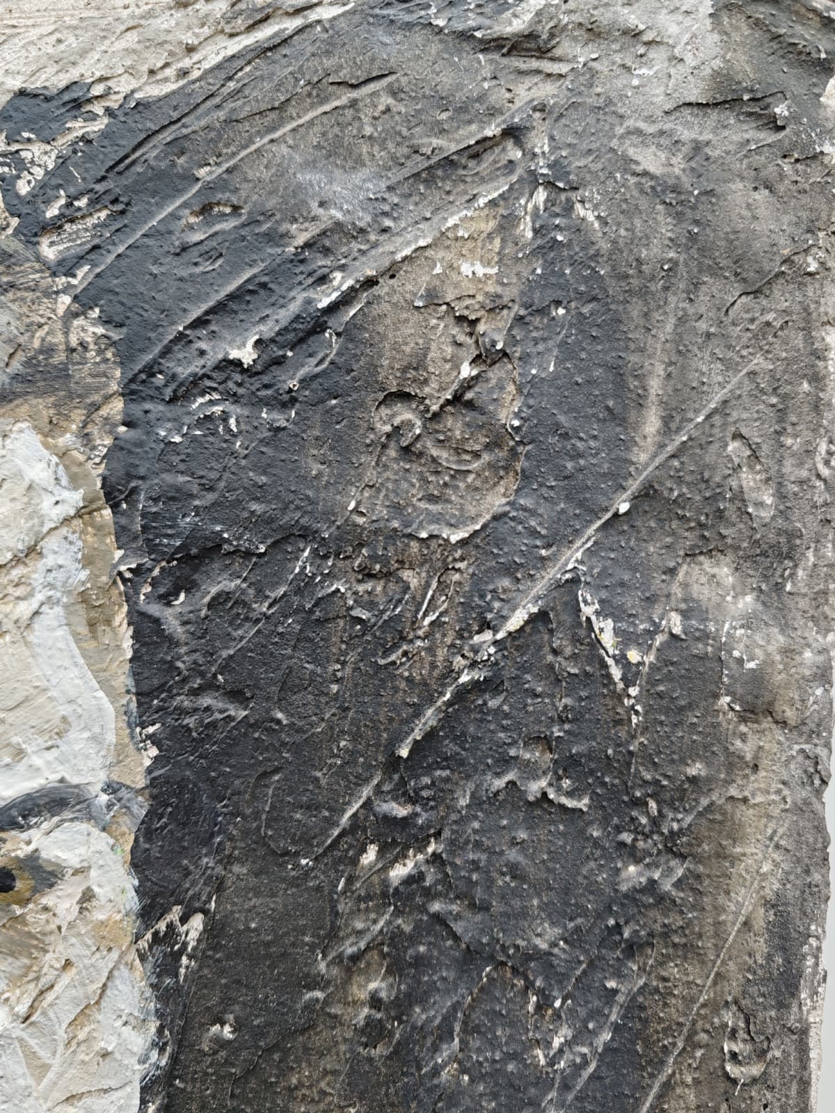 Retrato matérico de Paco Valera