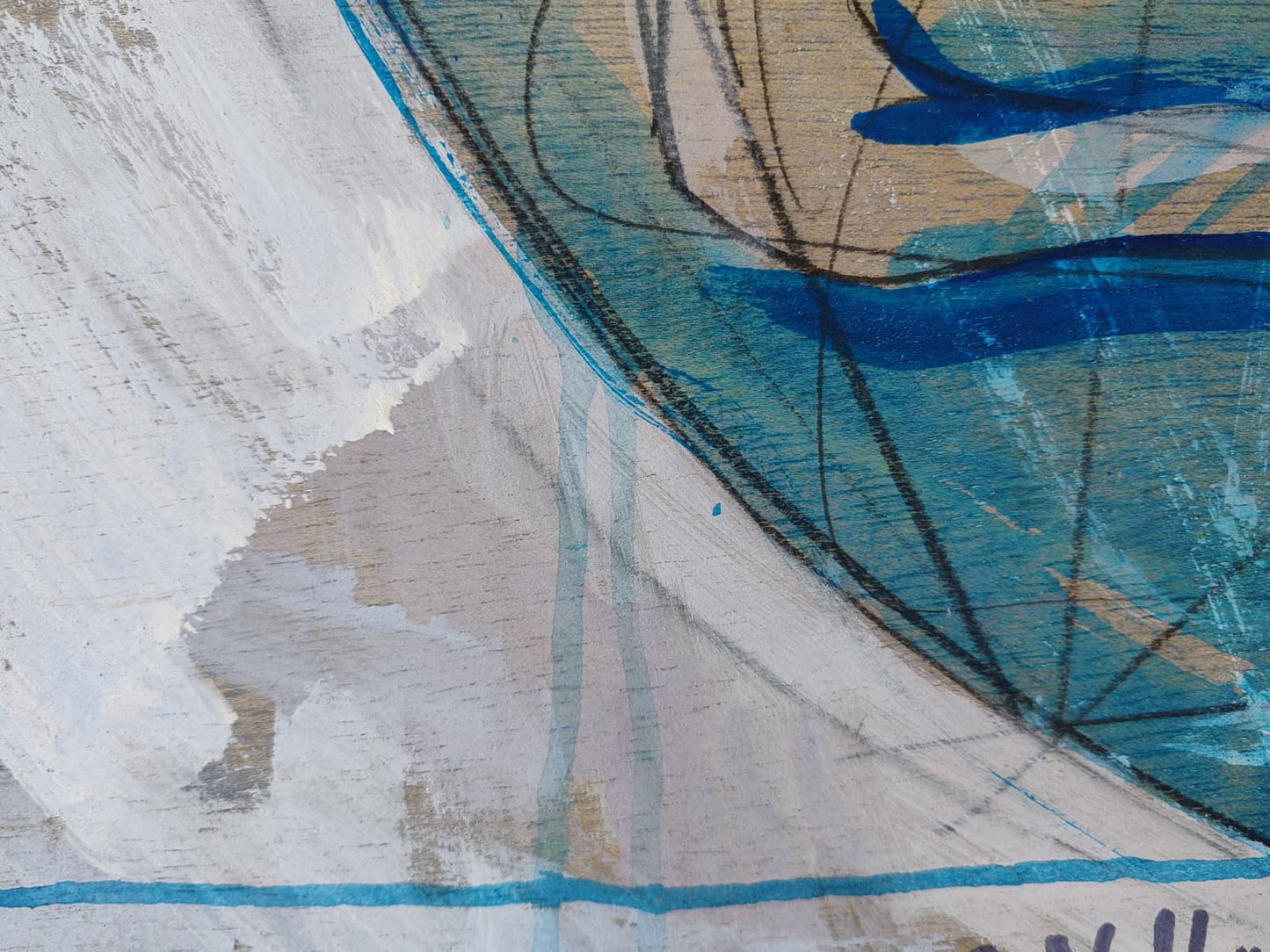 La mujer del cabello vidriera