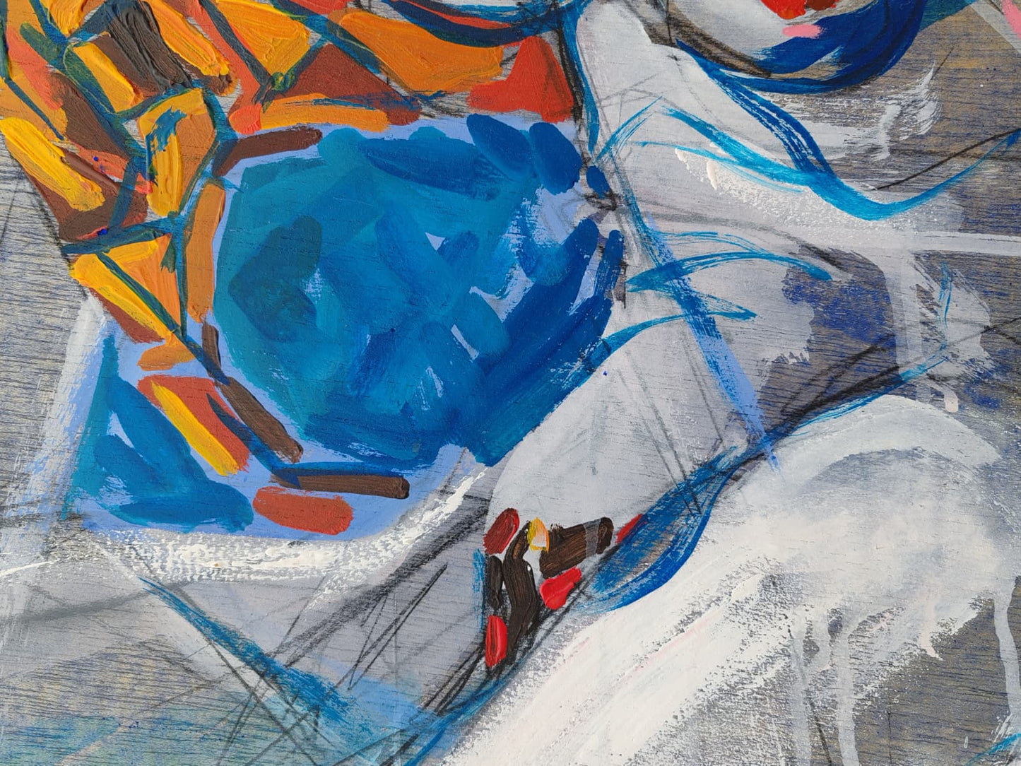 La mujer del cabello vidriera