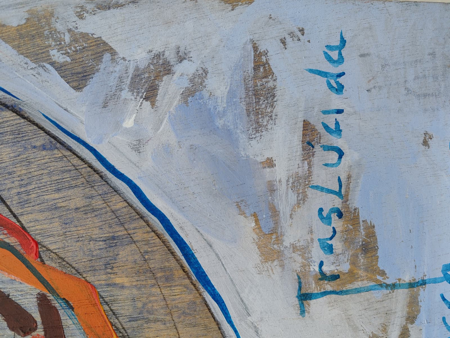 La mujer del cabello vidriera