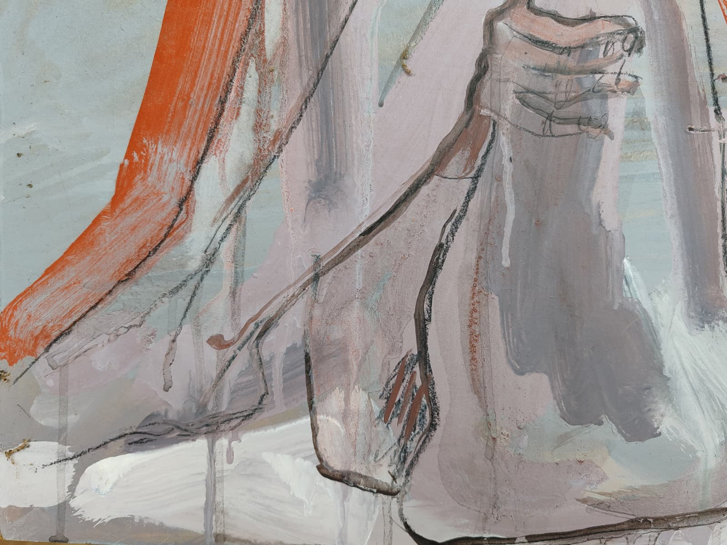 La bañista descansando