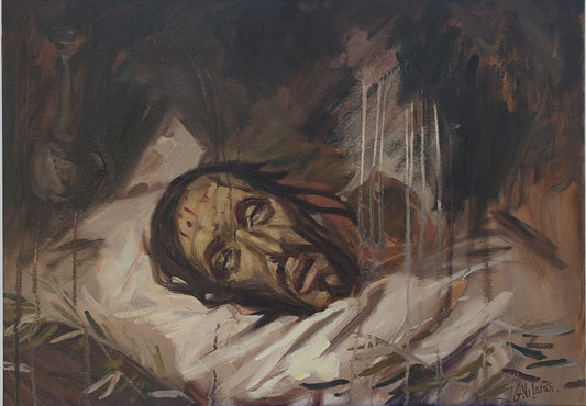 Cabeza de Cristo homenaje a Ressendi