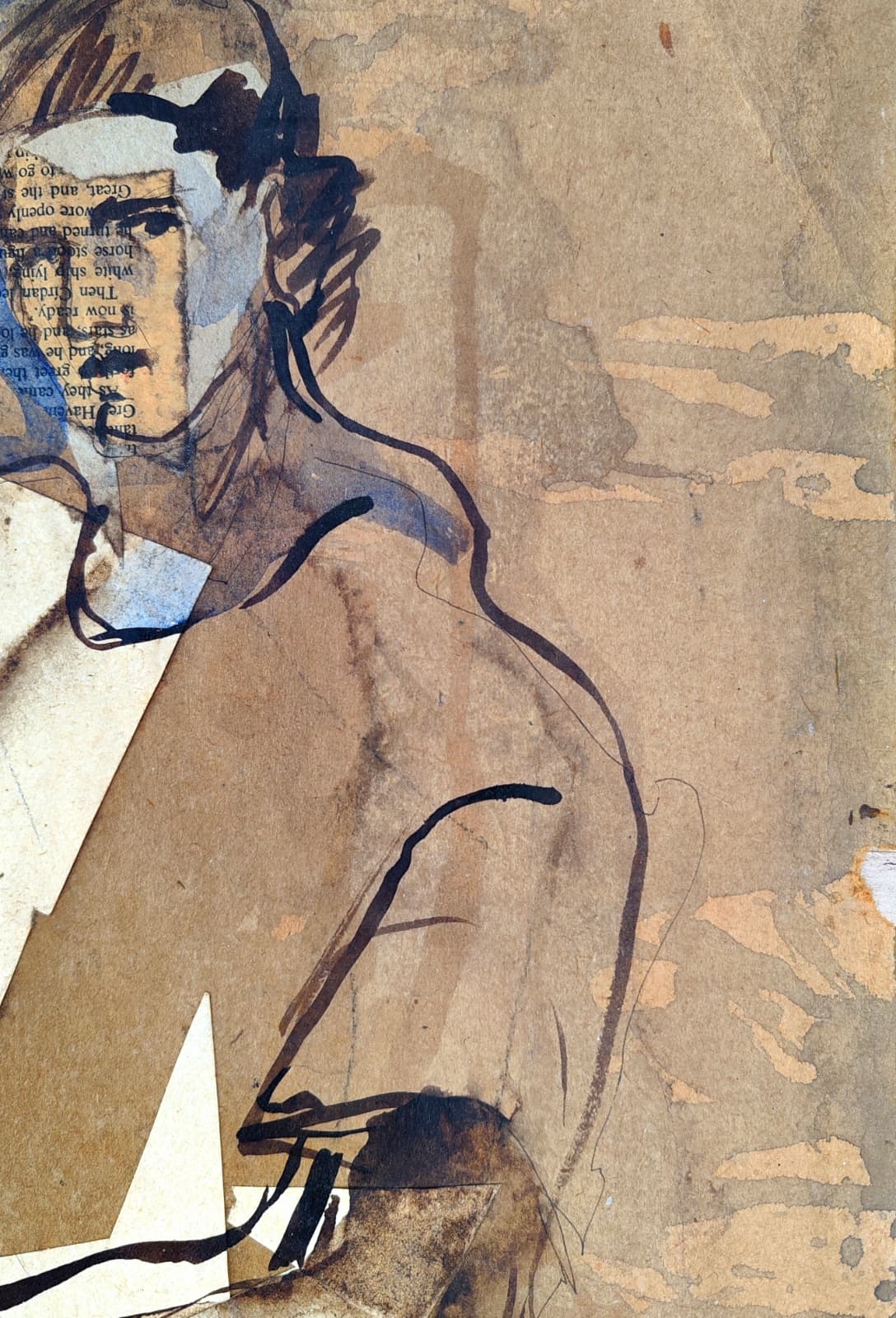 Autoretrato dibujando