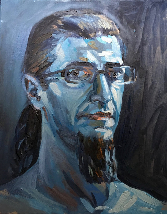 Blue Self Portrait