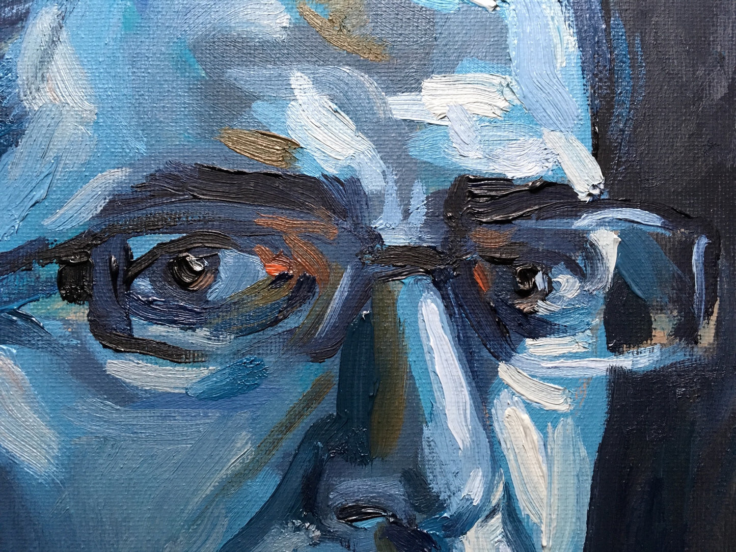 Blue Self Portrait